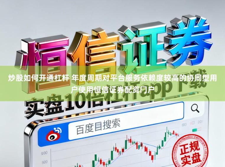 炒股如何开通杠杆 年度周期对平台服务依赖度较高的协同型用户使用恒信证券配资门户