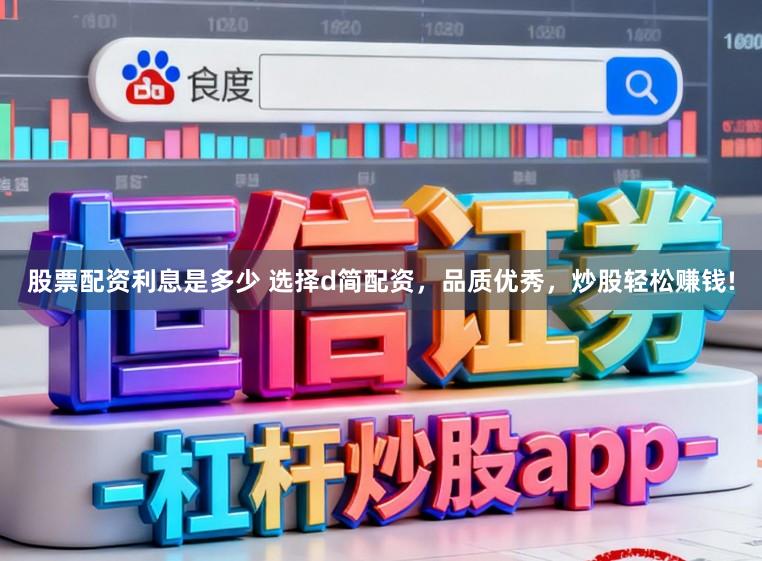 股票配资利息是多少 选择d简配资，品质优秀，炒股轻松赚钱!