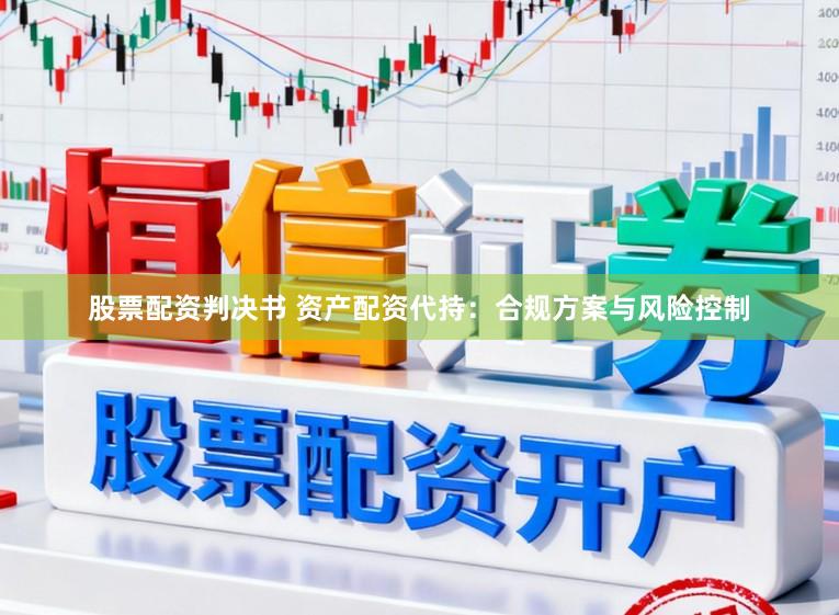 股票配资判决书 资产配资代持：合规方案与风险控制